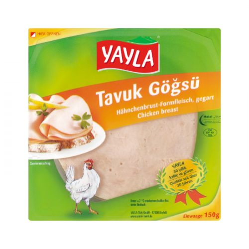 Yayla Hühnerbrust-Formfleisch 150 gr 