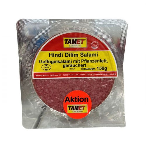 Tamet Geflügelsalami mit Truthahn 150 gr 