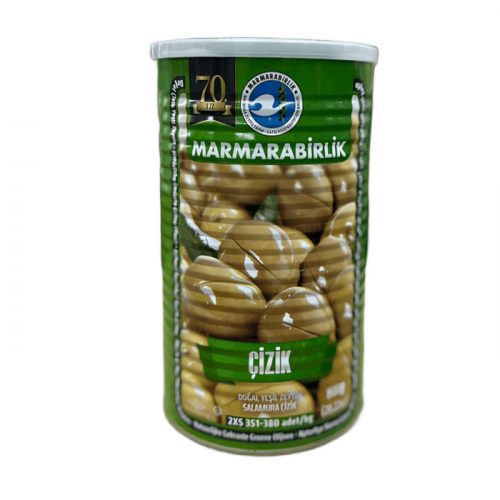 Marmarabirlik Grüne Oliven Geritzt 800 gr 