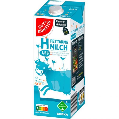 G&G fettarme H-Milch 1,5% 1 ltr 