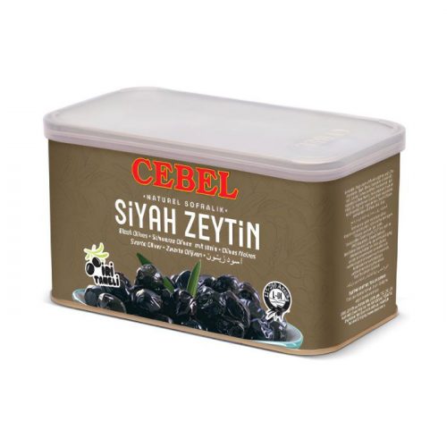 Cebel Schwarze Oliven 750 gr (L-M) cok iri 